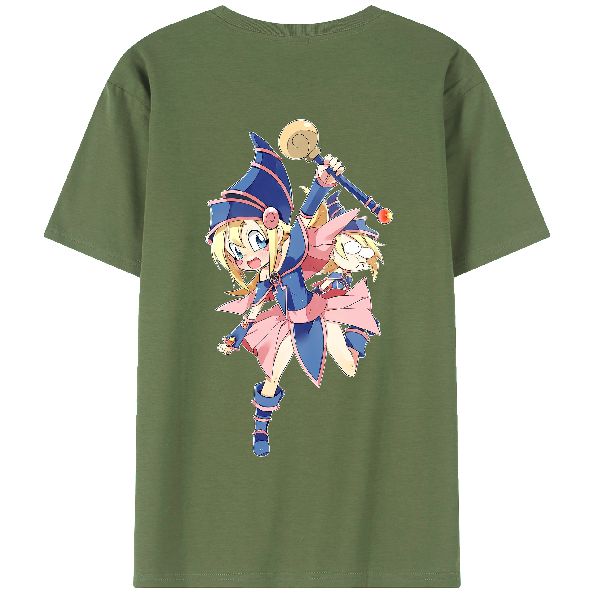 （画像用） 遊☆戯☆王 Yu-Gi-Oh! 綿100％ メンズ半袖Tシャツ（バックプリント） 通気性